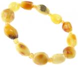 Yellow amber bracelet